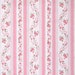 Reserved for Sharon- Two yards of Shabby chic pink roses "ticking" stripe