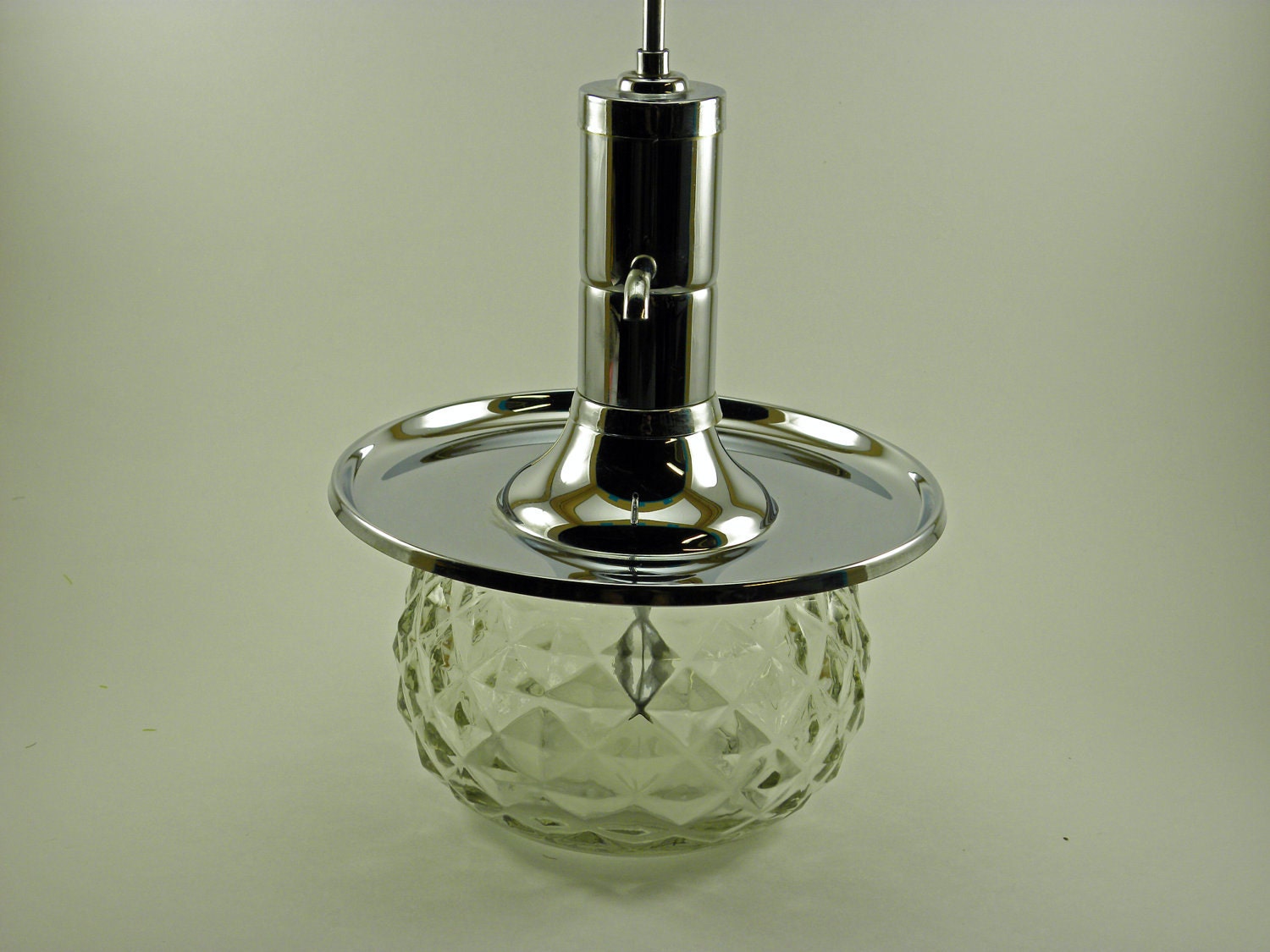 Vintage Liquor Dispenser 1950's Metal and glass Shot