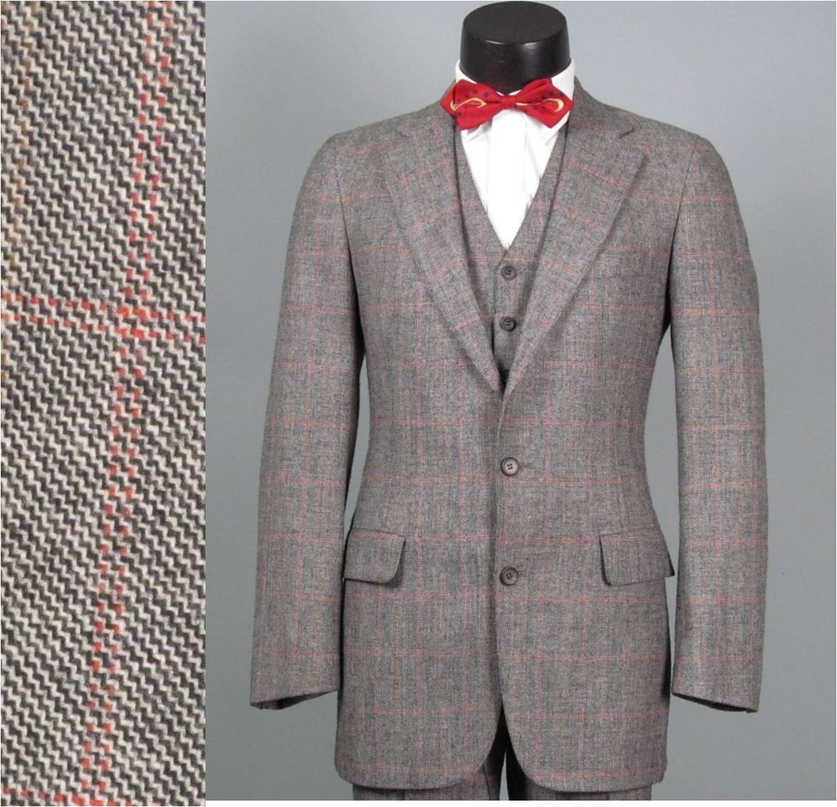 Vintage Mens Suit 1970s CHAPS RALPH LAUREN American Mod 3