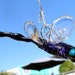 Glass Dragonfly Hanging Sculpture