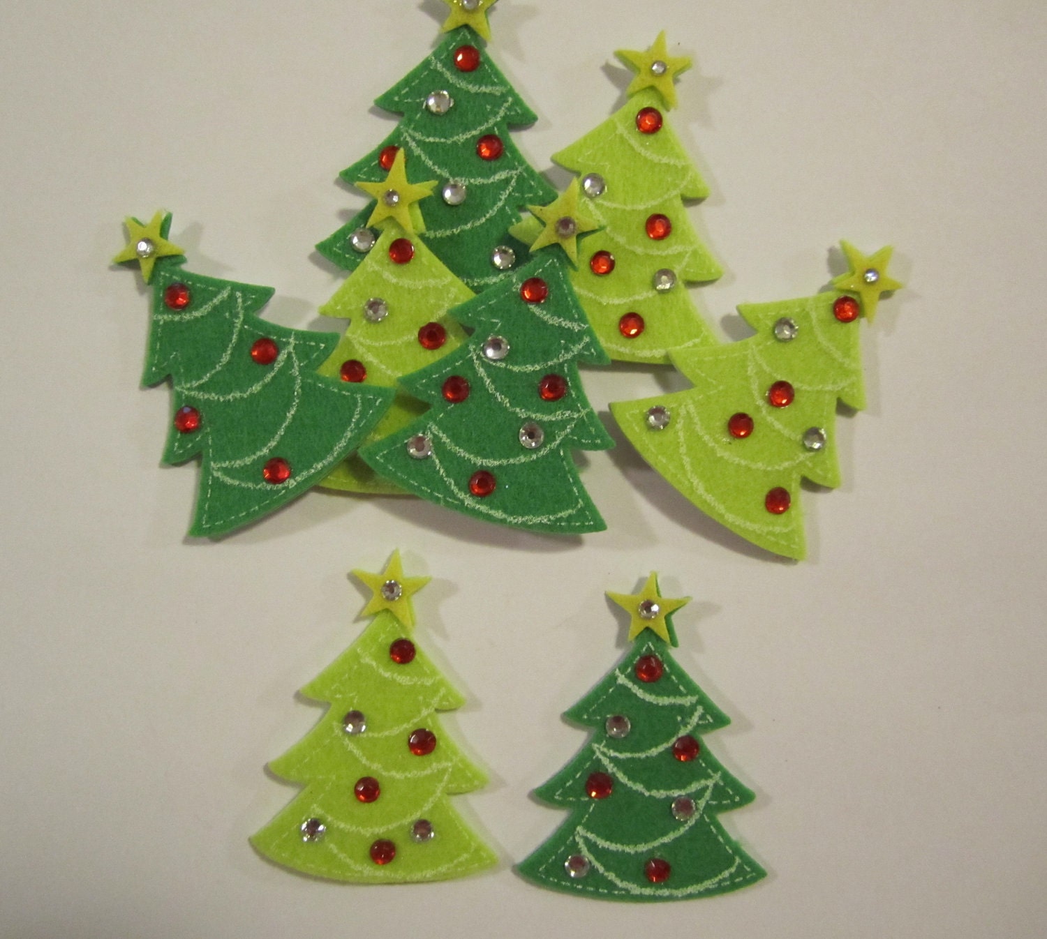 christmas tree felt stickers by kayeskrafties on etsy christmas tree felt stickers by kayeskrafties on etsy