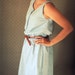 End of Summer SALE 30% off Blue Calico Sundress