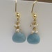 Blueberry stone with pearls
