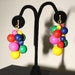 SALE 14.99 WAS 17.99 Super Funky Multicolored Rainbow Dangle Earrings