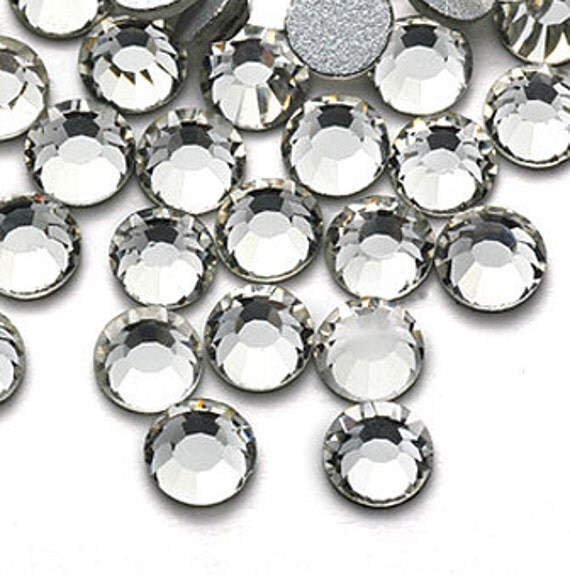 Clear Rhinestone flat back crystal 6mm HIGH QUALITY
