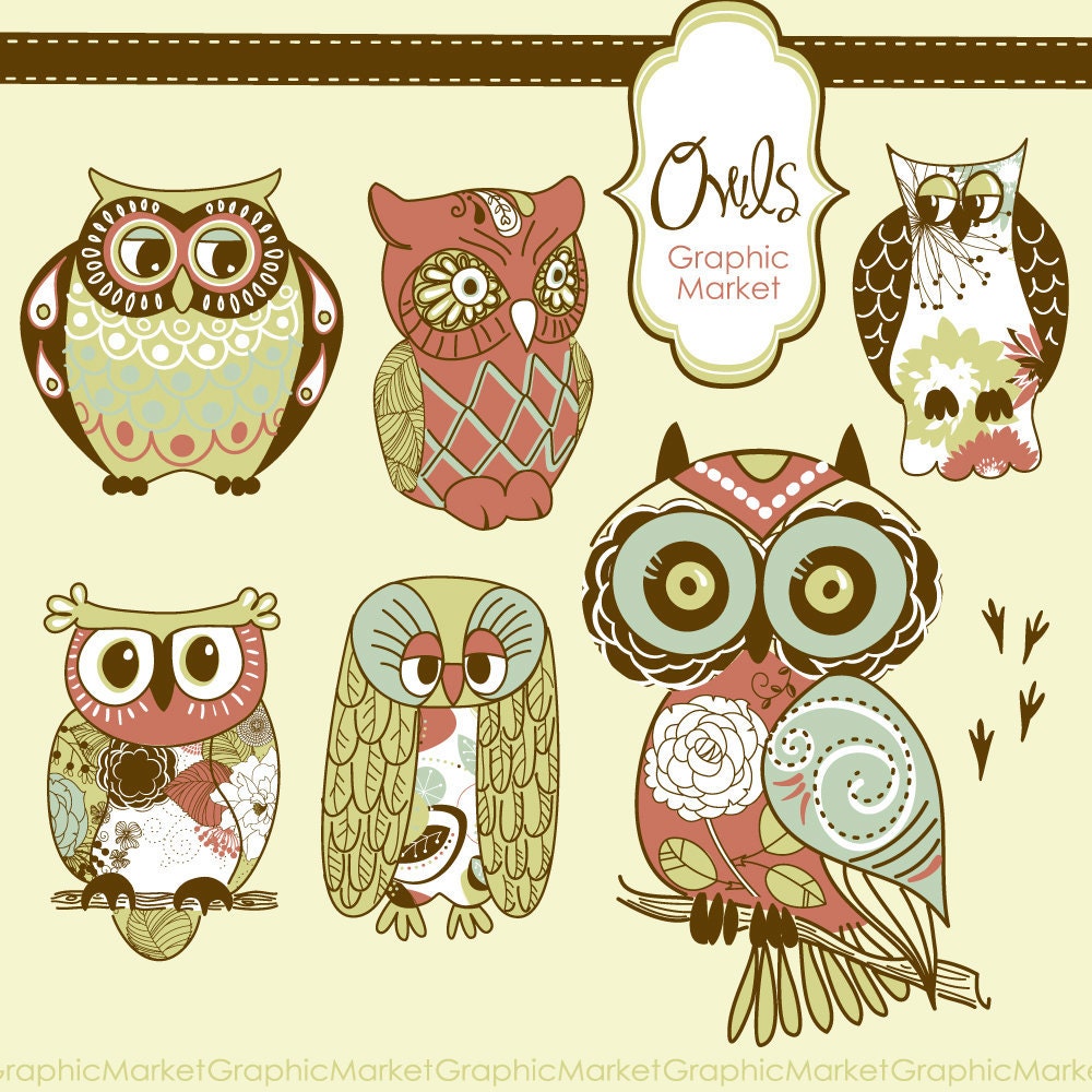 clipart vintage owl - photo #32