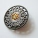 Beautiful Antique Victorian Steel Cut & Celluloid Shank Button