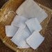 PRISCA - Reusable Washable Make-up Remover Pads/ Facial Scrubbies (set of 7) - made to order - pick your color -