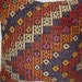 Anatolian Turkish Handwoven Kilim-Cicim Pillow Cover,16'x16'