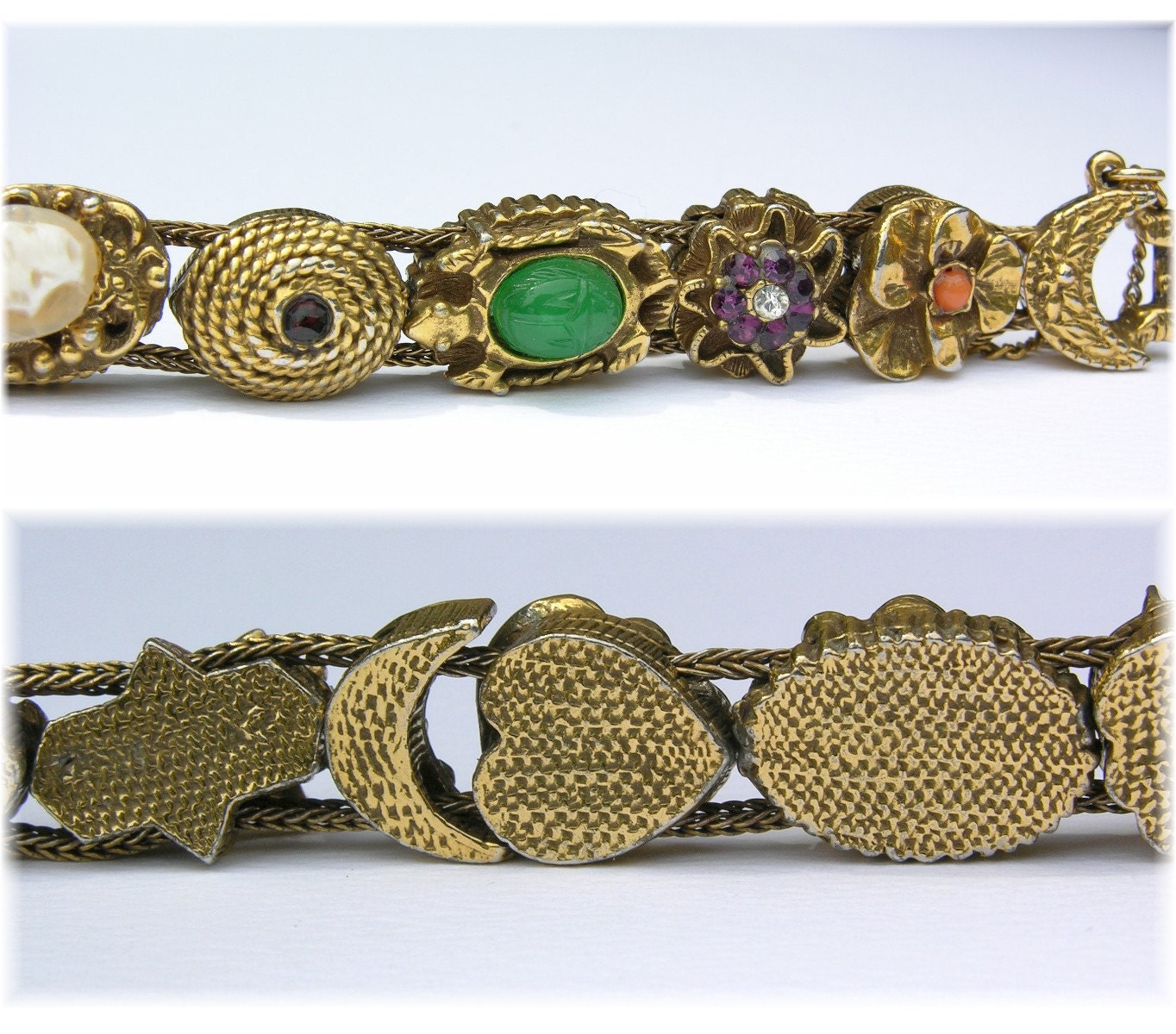 Items similar to Goldette of NY slide bracelet on Etsy