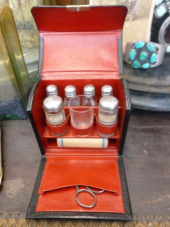 Antique Apothecary Kit Traveling Medical Kit Cross London