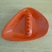 Vintage Orange Boomerang Ash Tray