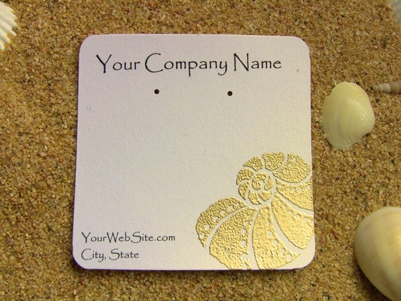 Earring display cards diy free