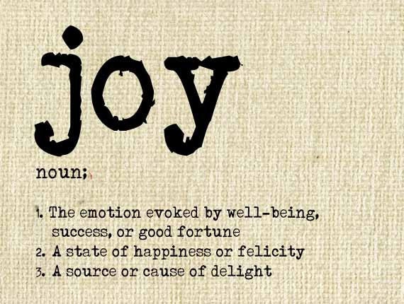 What Is The Meaning Of The Word Joy