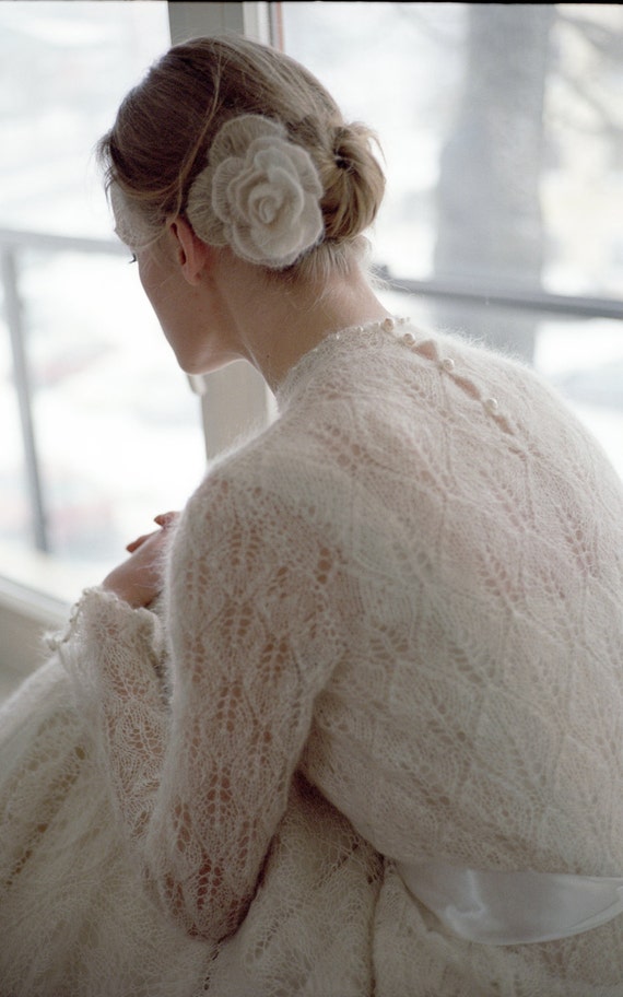 Items similar to Knitted Wedding Dress on Etsy