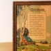 Mother Poem Print - Wall Hanging - 1900s