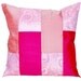 Pink Throw Pillow, Throw Pillow Cover, Pink Pillow, Decorative Throw Pillow, Pink Silver, Fuchsia, Hot Pink, Magenta, 16x16- 'Burst of Pink