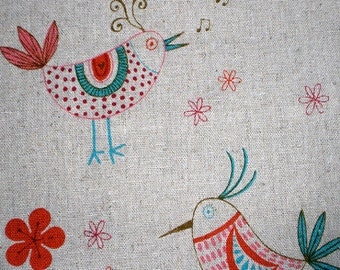 Kei Folk Birds on Natural by Yuwa of Japan