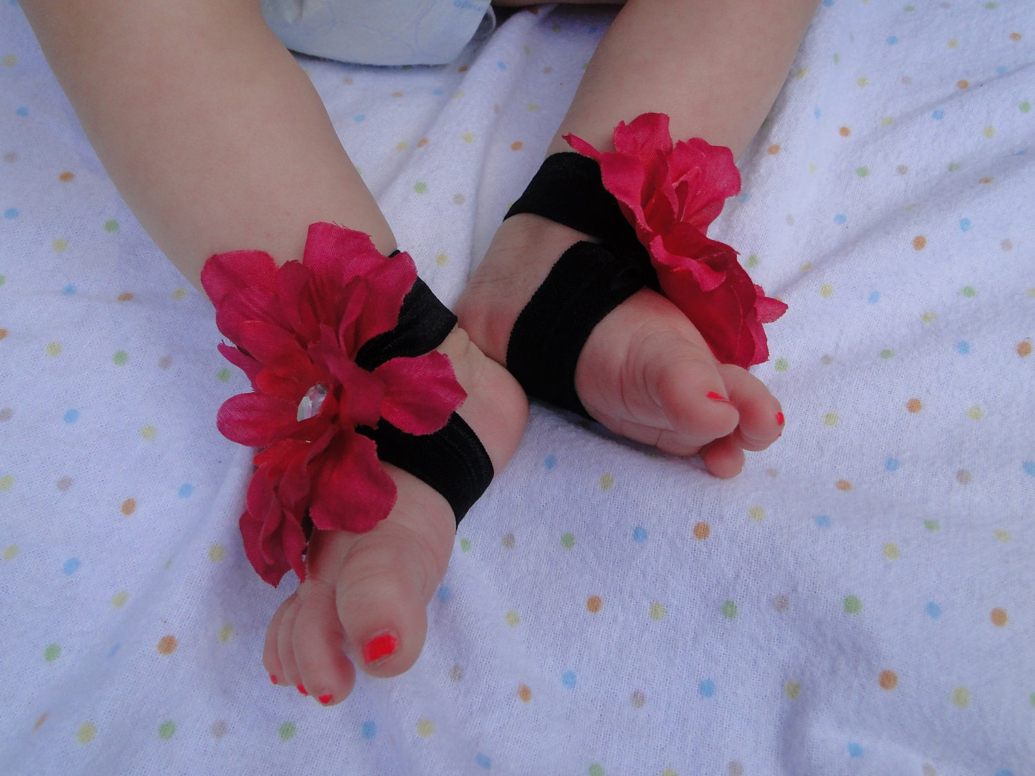 Barefoot Baby Sandals Infant Sandals Pink Baby Sandals