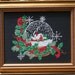 Cross Stitched Snowglobe.