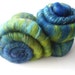 Blue - Green - Art Batt - Merino wool - Angelina - 100g - 3.5oz - AURORA BORE DA