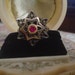 Antique Georgian or early Victorian Gold Ruby Ring