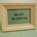 You Are My Sunshine Vintage Wooden Frame Upcycled Nursery Decor Baby Gift Framed Sayings