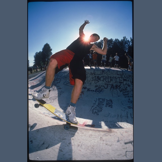 Neil Blender Skateboarding Photo Eighties by jgrantbrittainphotos