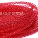 Tubular Crin Red - 20 Yards of 1/4" Crinoline Cyberlox Stretch Tubing