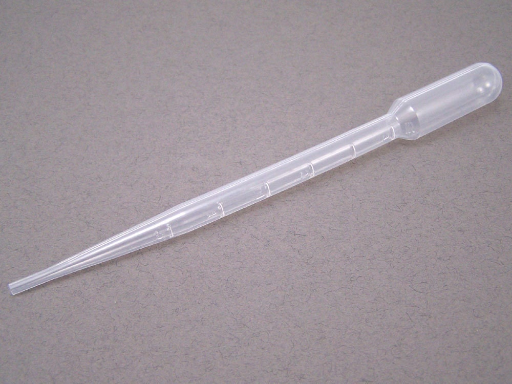 100 Pipettes 3 ml graduated disposible plastic dropper