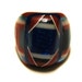 Hold for Snowshoe - Vintage Celluloid Bakelite Folk Art Prison Ring (Size 6)