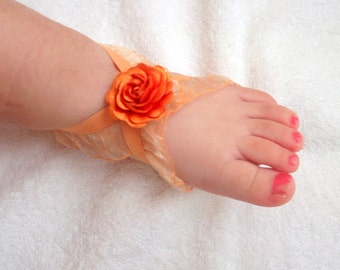 Baby Barefoot Sandals - Baby Sandals - Barefoot Sandals-Handmade Baby ...