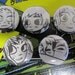 Scott & Ramona- Scott Pilgrim Upcycled Comic Book Button Badge Set.