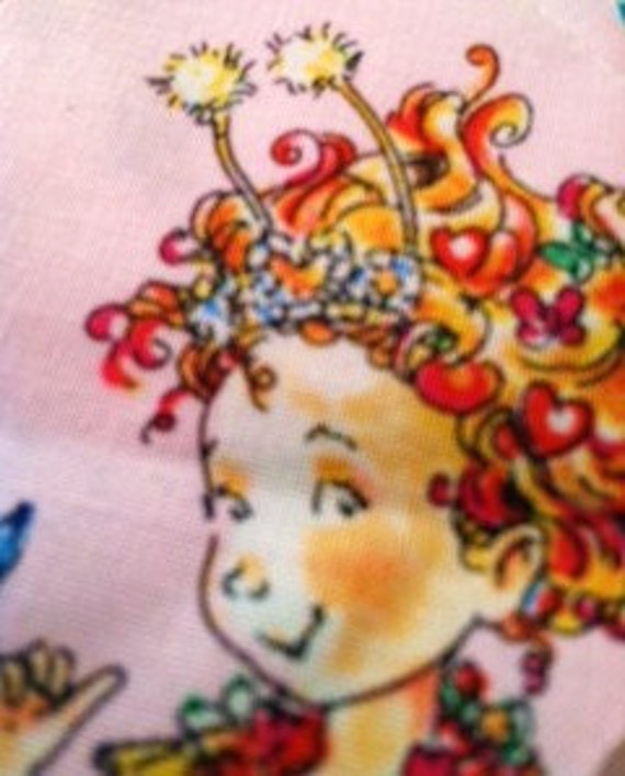 Fancy Nancy Fabric Cupcake Toppers