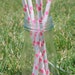 Pink Polka Dot Paper Party Straw (25)