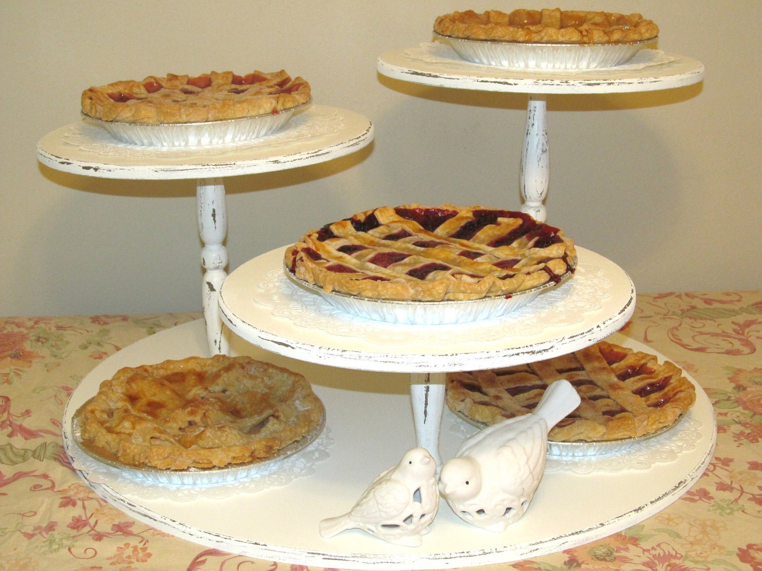 Rustic Pie Stands 4