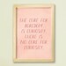 Quote Art Print A4 - There Is No Cure For Curiosity - LAST ONE