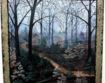 mountain bike painting near me