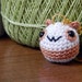 Brown Chubby Chibi Panda Keychain