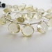 Scapolite Heart Briolettes, Micro Faceted, 8-10mm, Half a Strand