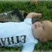 Camo / Camouflage Personalized White Onesie / T-Shirt / Monogrammed Name Onesie / T-shirt