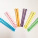 12 pcs. / 65 x 4 mm. Pastel Flat Bobby Pins