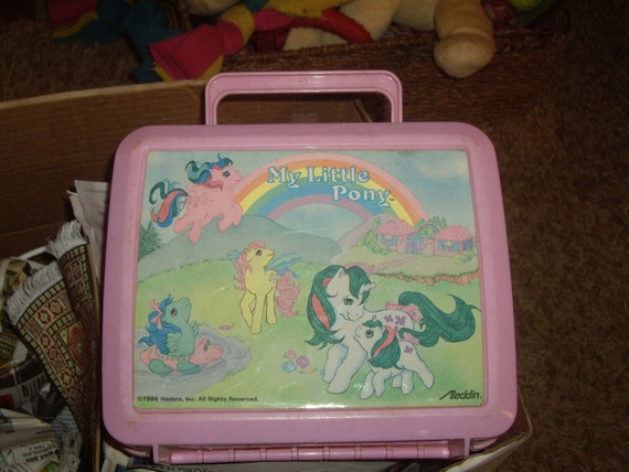 1980s My little pony lunch box by Aladdin