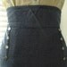Retro High Waist Denim Stretch Pencil Skirt