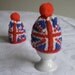 Union Jack knitted egg cosy (2)