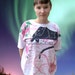 Vintage Hand Painted Black Panther Supersoft Large TShirt