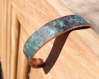 Antique Copper Bracelet - Naturally aged