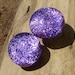 Fused Glass Dichroic Stud Earrings - Melyonen