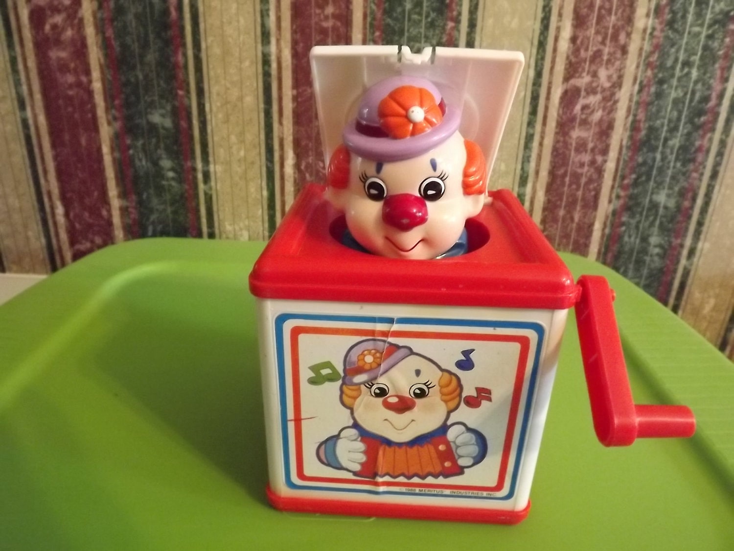 clown in a box toy