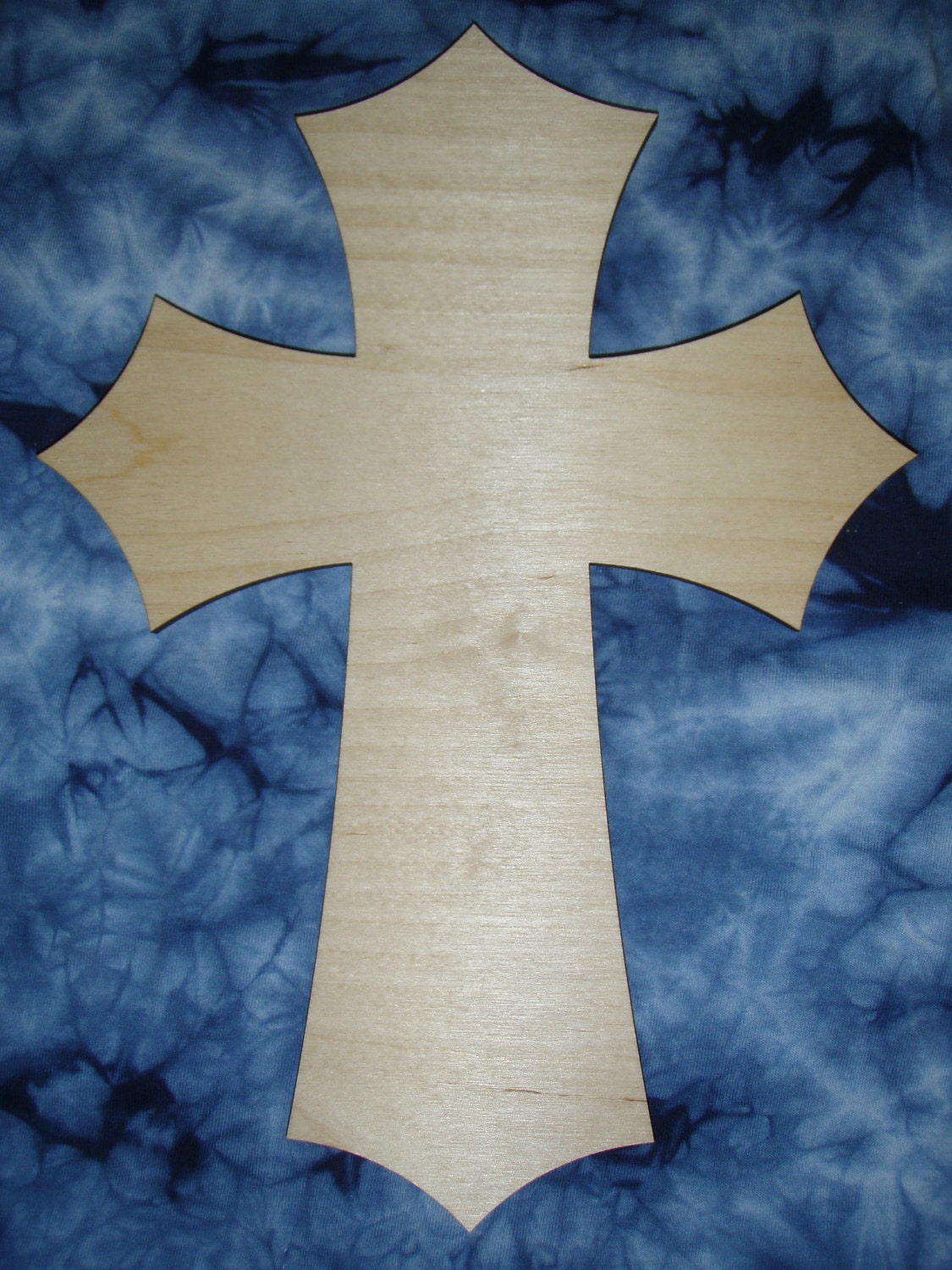 Unfinished Wood Cross Wooden Craft Crosses Part C15038 8.75